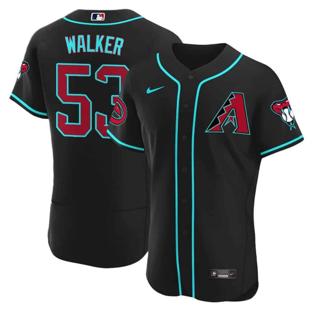 Men Arizona Diamondback #53 Walker Black 2024 Nike Flex Base MLB Jersey->arizona diamondback->MLB Jersey